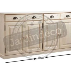 Buffet 4 Portes 4 Tiroirs En Bois Brut -Pas Cher Vidaxl Magasin 9615b0d1e159460d9852b53bd03f7e13.cropped 101 217 803 553.processed