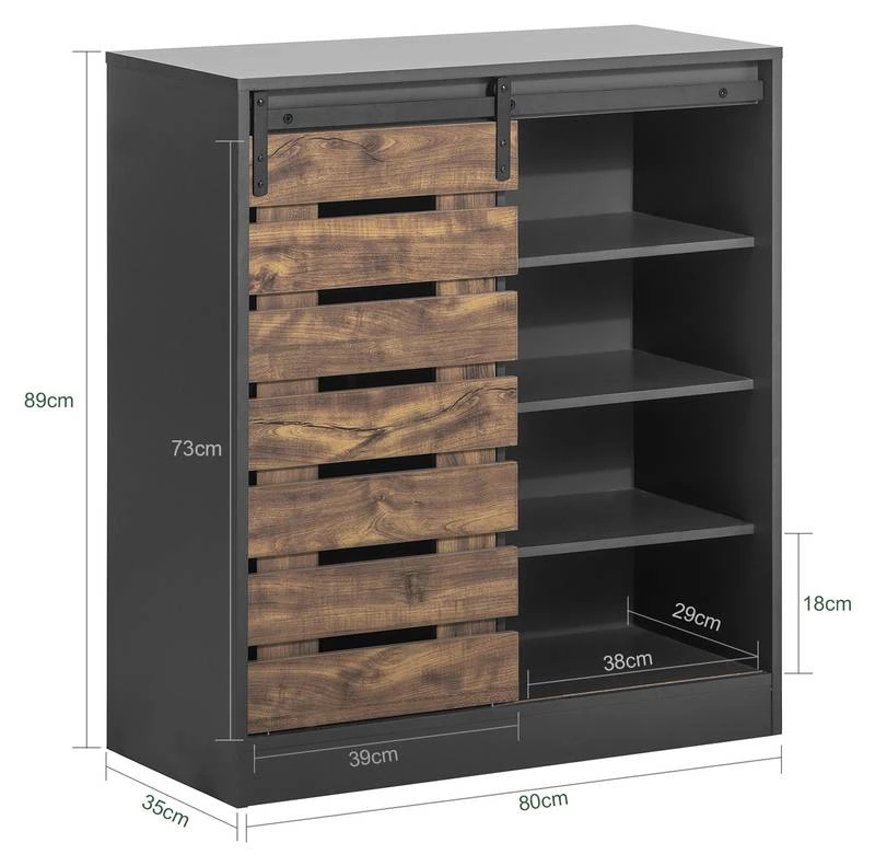 Commode à Chaussures Armoire FSB65-HG 8 Commode à Chaussures Armoire FSB65-HG – Image 8