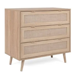 Commode 3 Tiroirs L80 Cm Bali