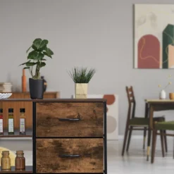 Commode Avec Tiroirs Et étagères -Pas Cher Vidaxl Magasin b0dd8a8f97d74a8a8ca1c7011ddc90aa