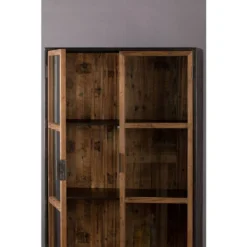 Vitrine 2 Portes En Bois Recyclé -Pas Cher Vidaxl Magasin d9b6652d3a0144528aecbb8ab259a9c8