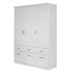 Armoire à Portes Battantes Bremen -Pas Cher Vidaxl Magasin drehtueren kombischrank bremen alpinweiss 1760630
