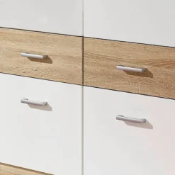 Armoire à Portes Battantes Bremen-Extra -Pas Cher Vidaxl Magasin drehtueren kombischrank bremen extra alpinweiss eiche sonoma 1351738