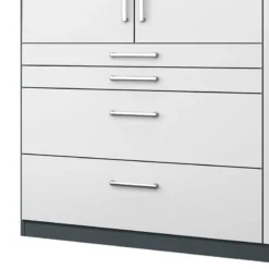 Armoire Homburg II -Pas Cher Vidaxl Magasin drehtuerenschrank homburg ii graumetallic 136 cm 3 tuerig ohne spiegeltuer en 4478352