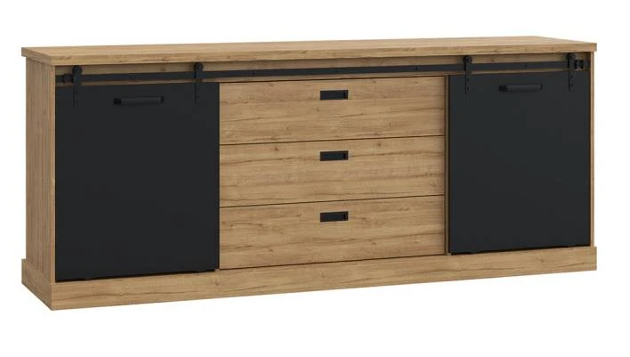 Buffet 214cm 2 Portes Coulissantes FARM 1 Buffet 214cm 2 Portes Coulissantes FARM