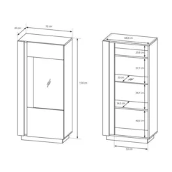 Armoire Vitrine ARCO 72 LED -Pas Cher Vidaxl Magasin e7c52cc675484bcdb1ff31b8a1548481