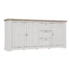 Buffet 204cm 3 Portes 3 Tiroirs - ANGELE