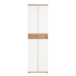 Armoire De Vestibule Nerola -Pas Cher Vidaxl Magasin garderobenschrank nerola weiss eiche dekor 4245080