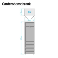 Armoire De Vestibule Viveiro -Pas Cher Vidaxl Magasin garderobenschrank repulse weiss 4402232