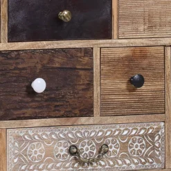 Commode Curenna I -Pas Cher Vidaxl Magasin kommode curenna i mango teilmassiv 4419352