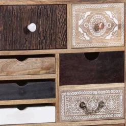 Commode Curenna II -Pas Cher Vidaxl Magasin kommode curenna ii mango teilmassiv 4419400