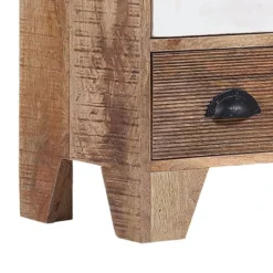 Commode Curenna II -Pas Cher Vidaxl Magasin kommode curenna ii mango teilmassiv 4419404