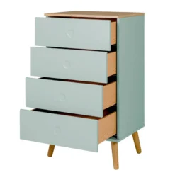 Commode Dot II -Pas Cher Vidaxl Magasin kommode dot ii eiche teilmassiv mint 5147856
