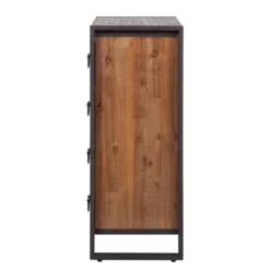 Buffet MANCHESTER 5 Tiroirs -Pas Cher Vidaxl Magasin kommode manchester ii akazie massiv metall 4876420