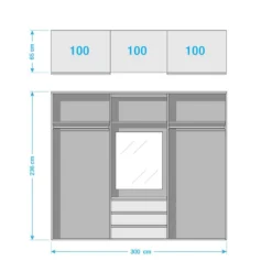 Armoire Portes Coulissantes Magic Glas -Pas Cher Vidaxl Magasin schwebetuerenschrank magic glas i alpinweiss plankeneiche dekor 236 cm 5037132