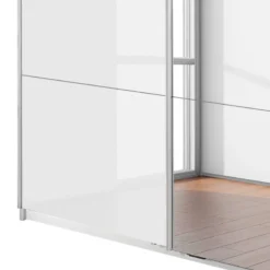 Armoire à Portes Coulissantes Minosa 13 Armoire à Portes Coulissantes Minosa -Pas Cher Vidaxl Magasin schwebetuerenschrank minosa alpinweiss hochglanz weiss 136 cm 2 tuerig 3308965