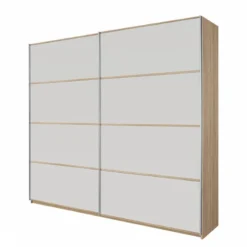 Armoire à Portes Coulissantes Quadra II -Pas Cher Vidaxl Magasin schwebetuerenschrank quadra ii 226 cm 2 tuerig 210 cm eiche sonoma dekor alpinweiss 2827010