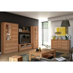 Armoire Vitrine Lombok II -Pas Cher Vidaxl Magasin standvitrine lombok iii teilmassiv wildeiche 5004076