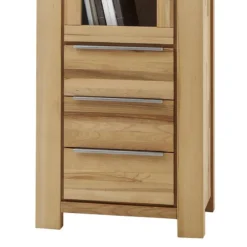 Vitrine Pia I -Pas Cher Vidaxl Magasin vitrine pia i kernbuche massiv geoelt 306012